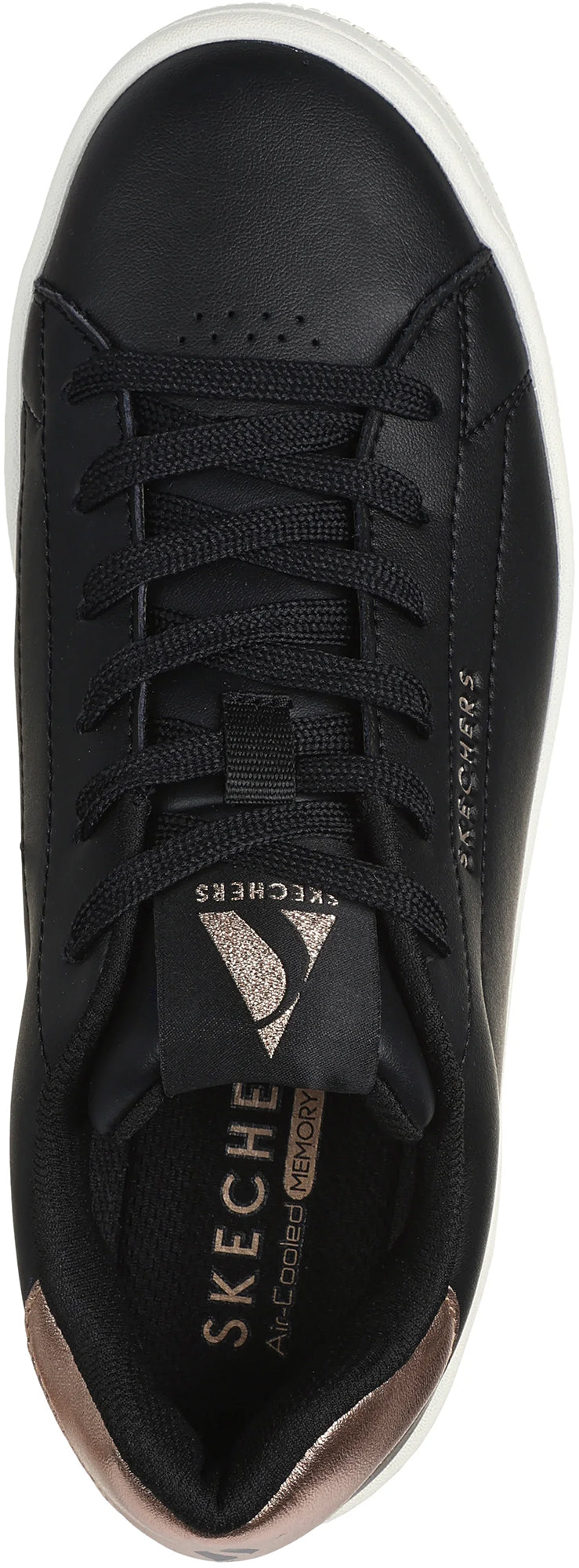 Skechers UNO Court Courted Air Womens Shoes - Black