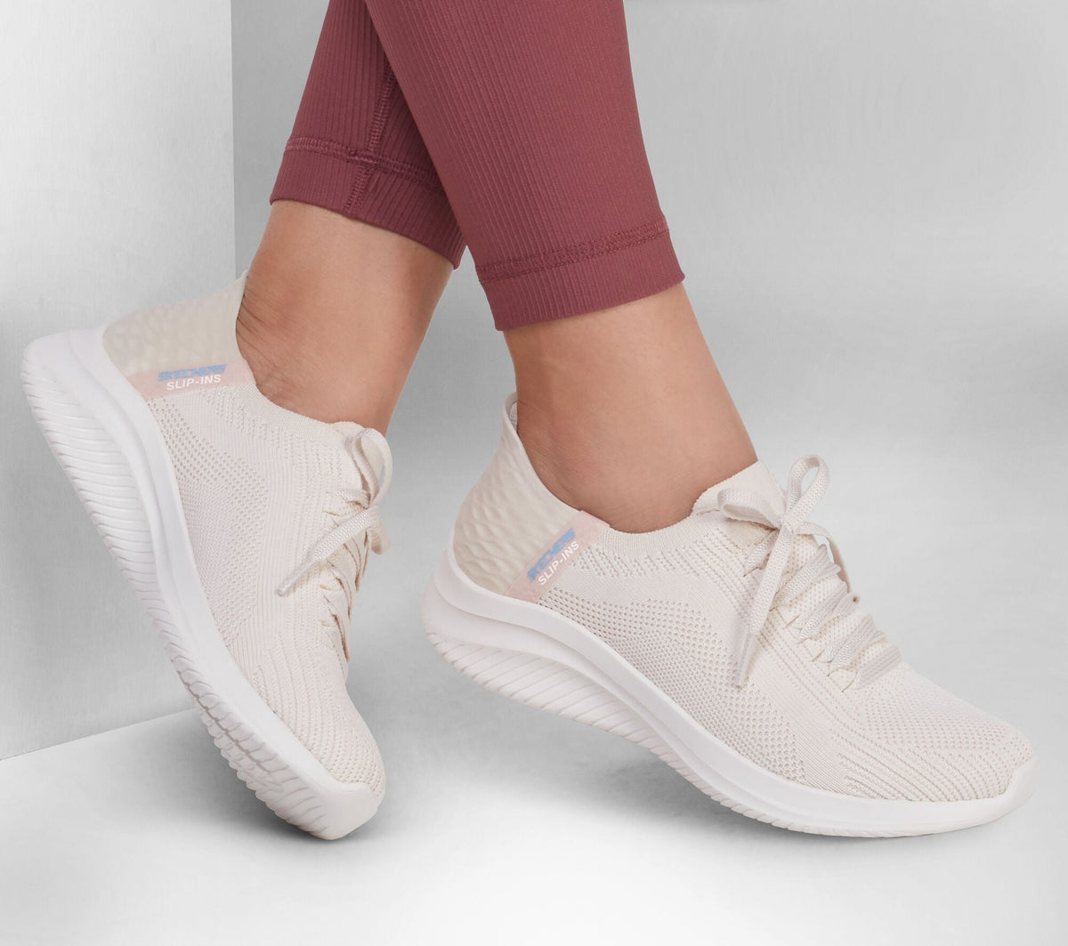 Skechers Ultra Flex 3.0 Brilliant Path Womens Training Shoes - Natural