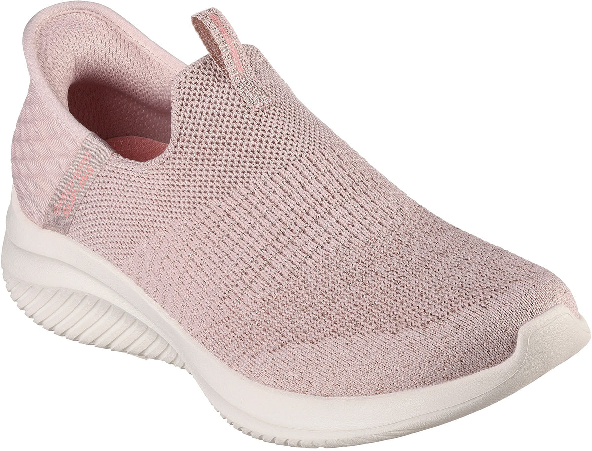 Skechers Ultra Flex 3.0 Glitter Me Womens Shoes - Pink