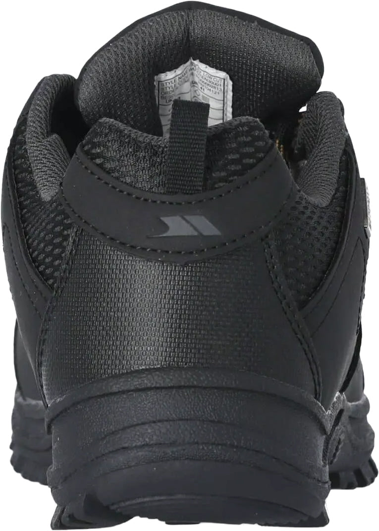 Trespass Finley Waterproof Mens Walking Shoes - Black