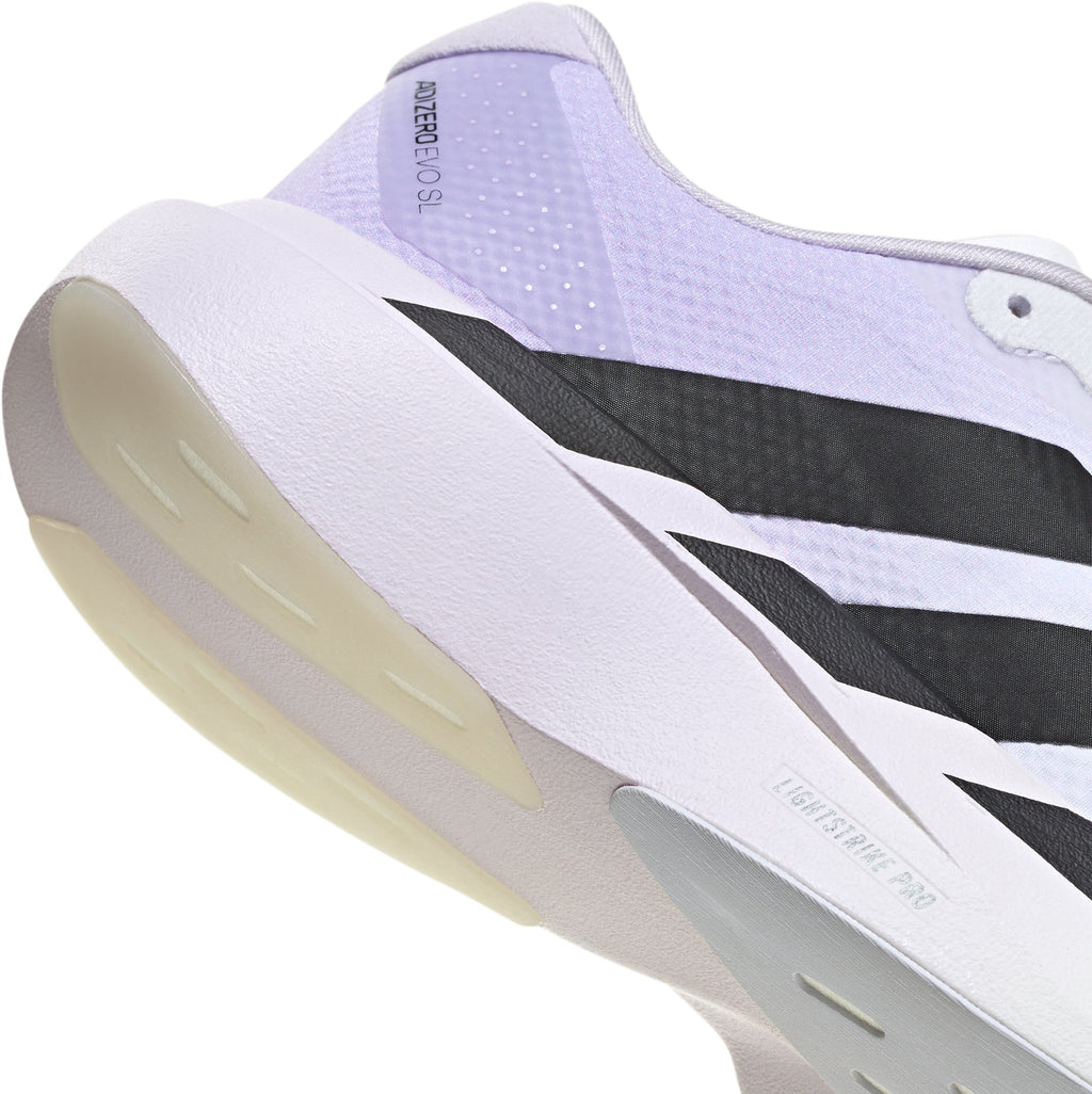 adidas Adizero EVO SL Woven Womens Running Shoes - White