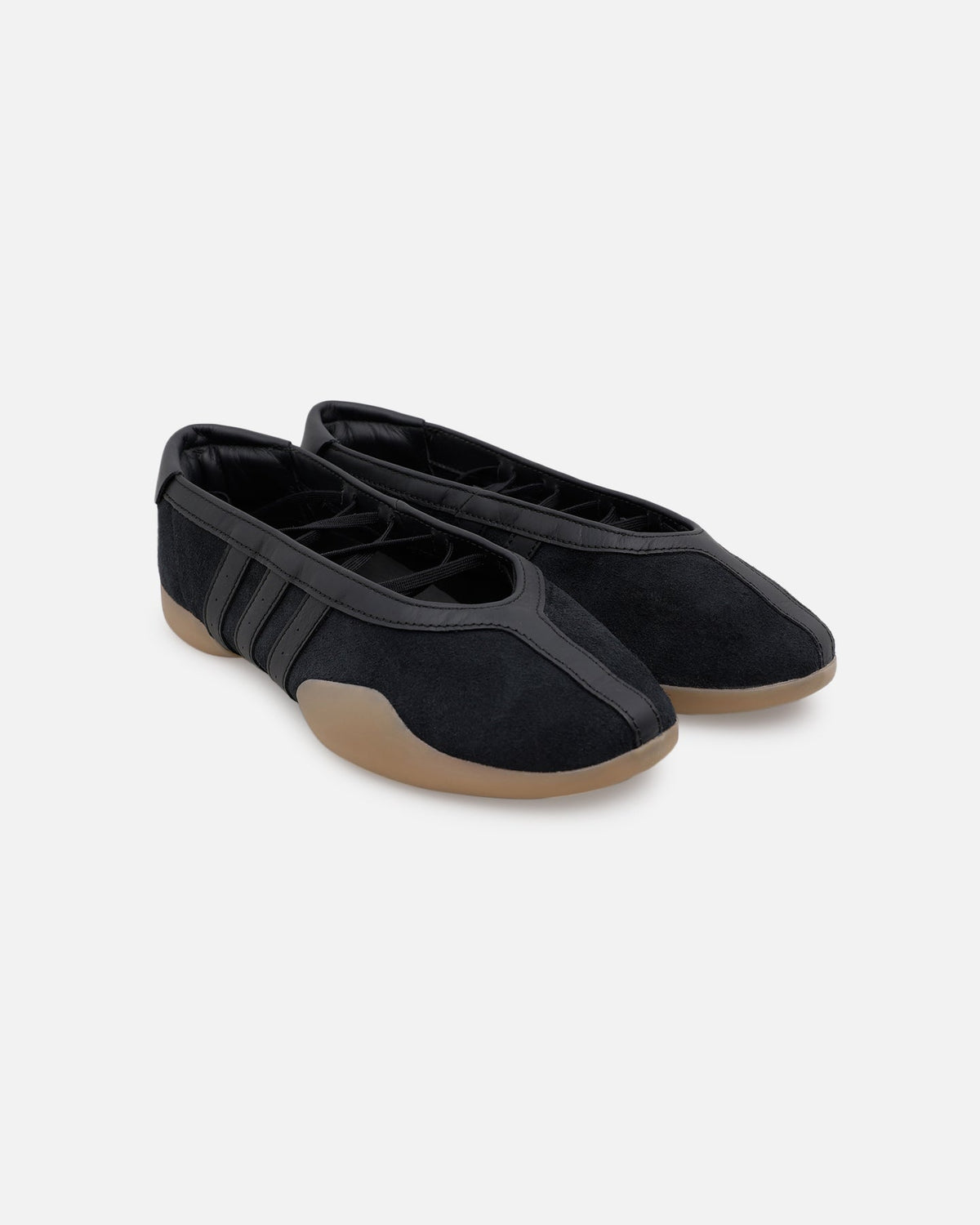 Adidas Women's Taekwondo Mei Ballet Flats Black/Gum - Sneakers