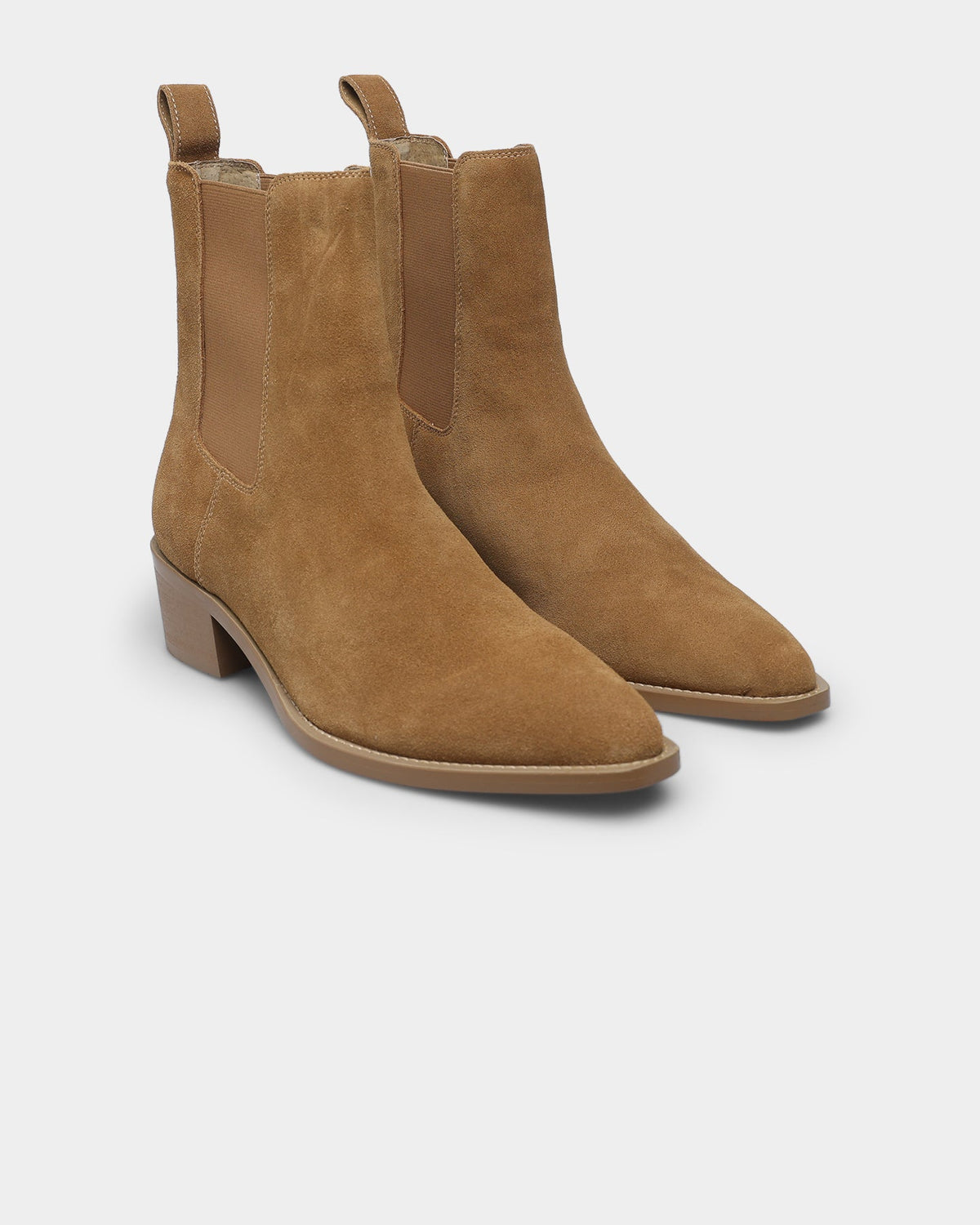 Saint Morta Nomad Pointy Toe Chelsea Boot Camel