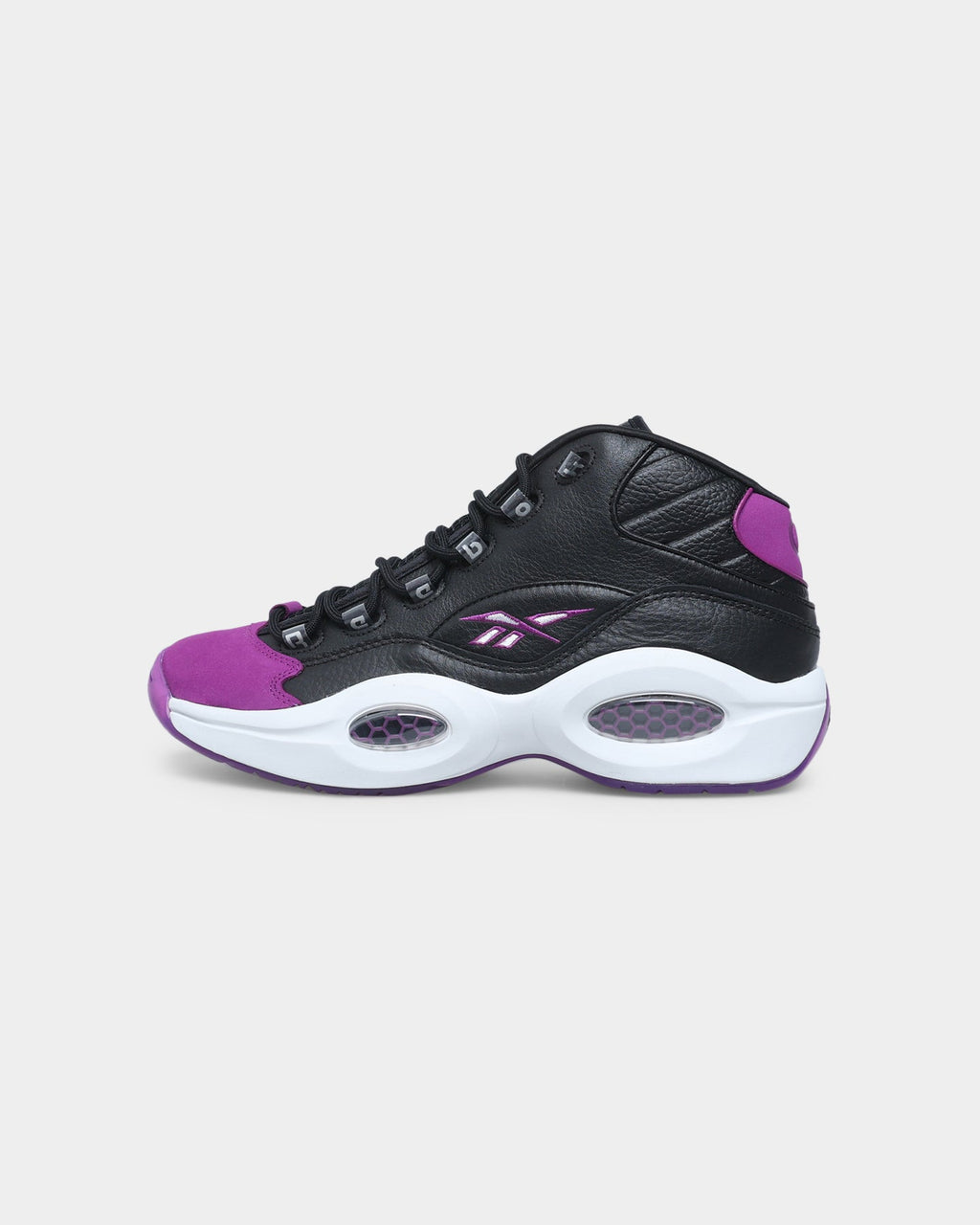 Reebok Question Mid Core Black/Aubergine/Pure Grey - Sneakers