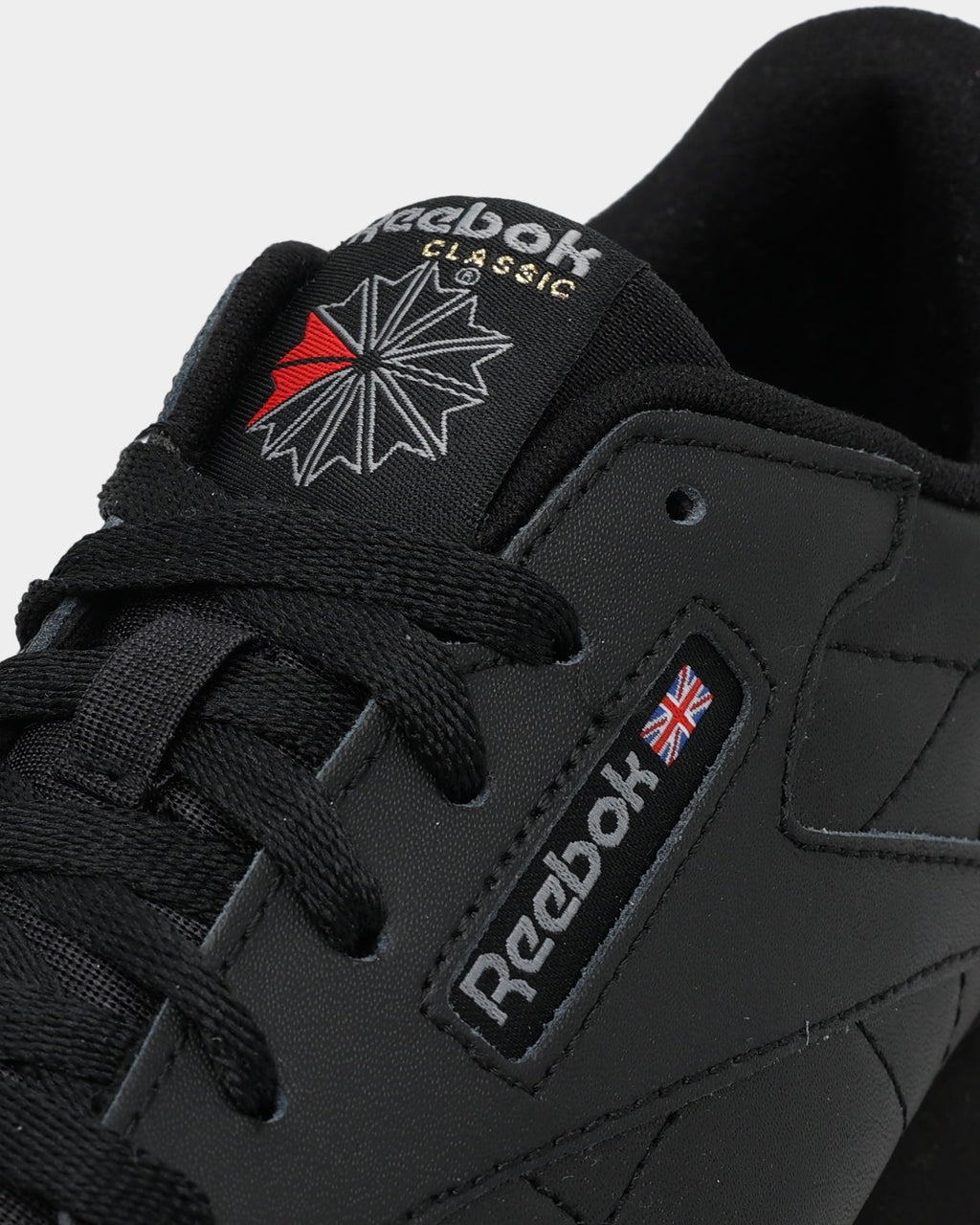 Reebok Kids' Classic Leather (GS) Black - Sneakers
