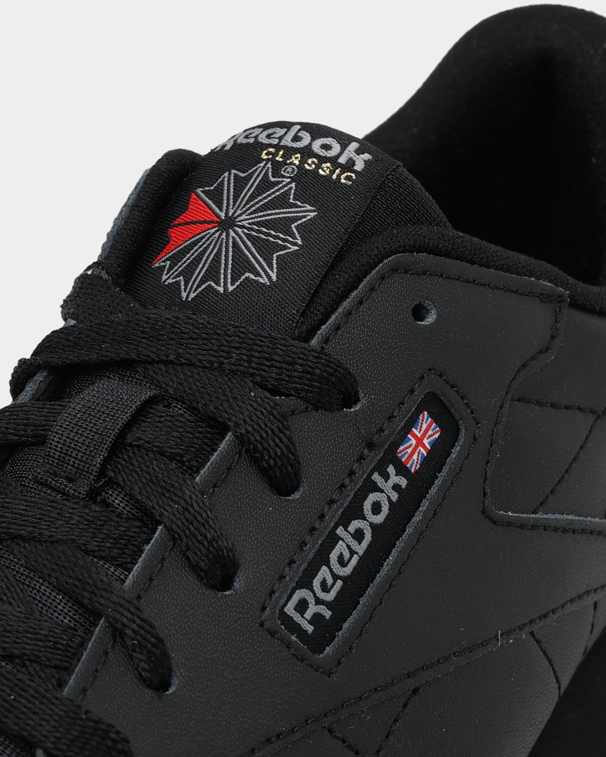 Reebok Kids' Classic Leather (GS) Black - Sneakers