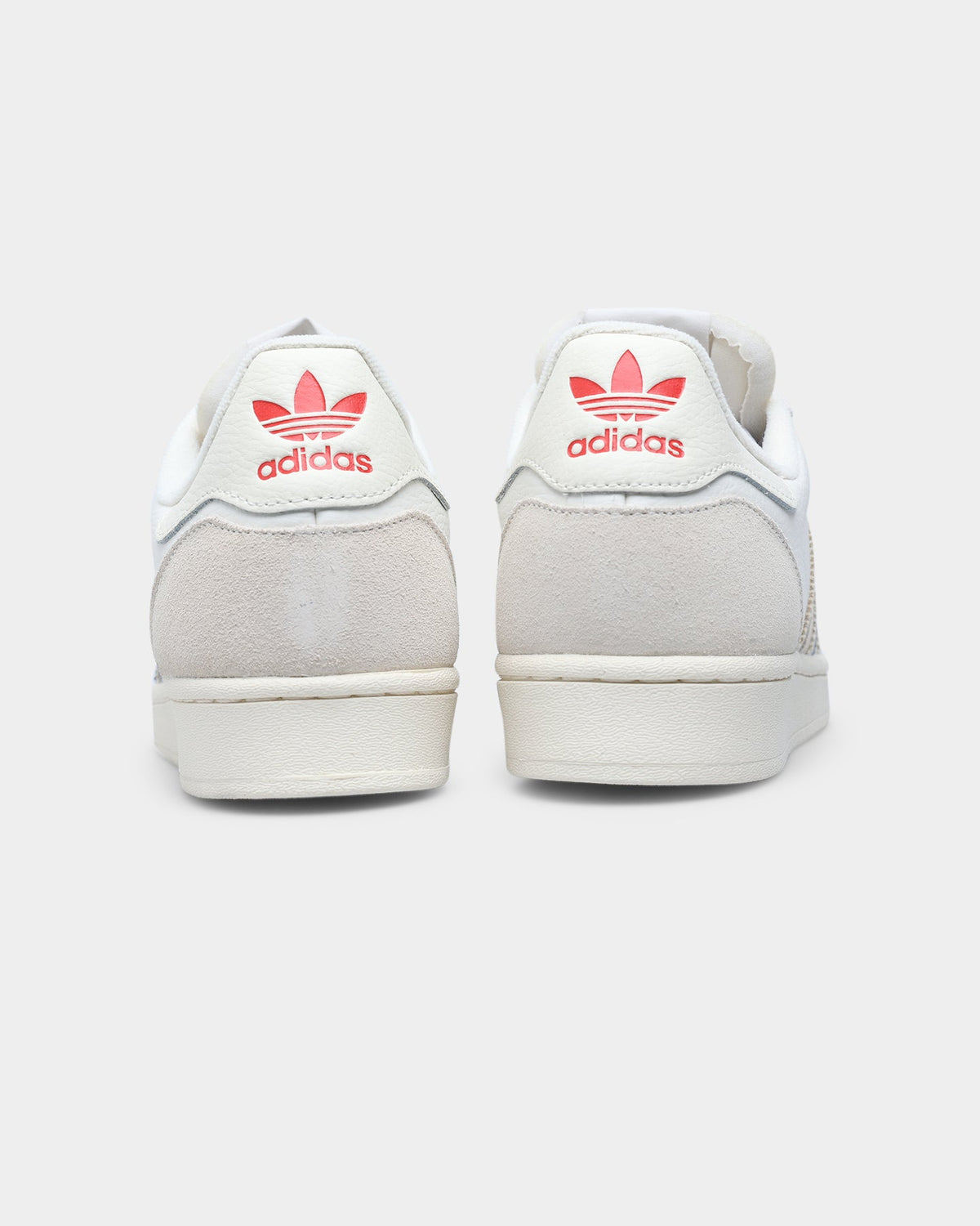 Adidas Superstar Cloud White / Aluminium / Vivid Red - Sneakers