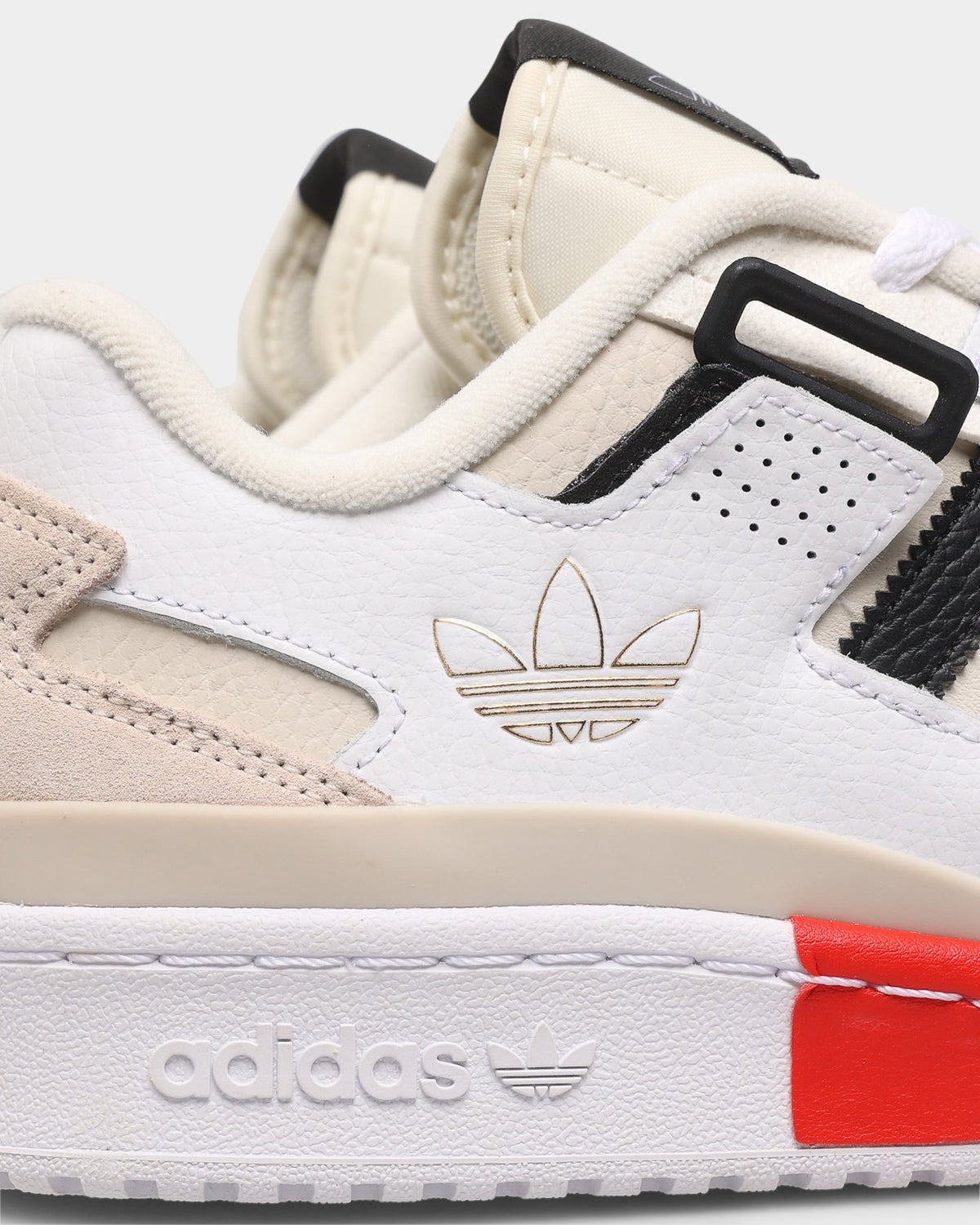 Adidas Forum Exhibit Low White/Black/Red - Sneakers