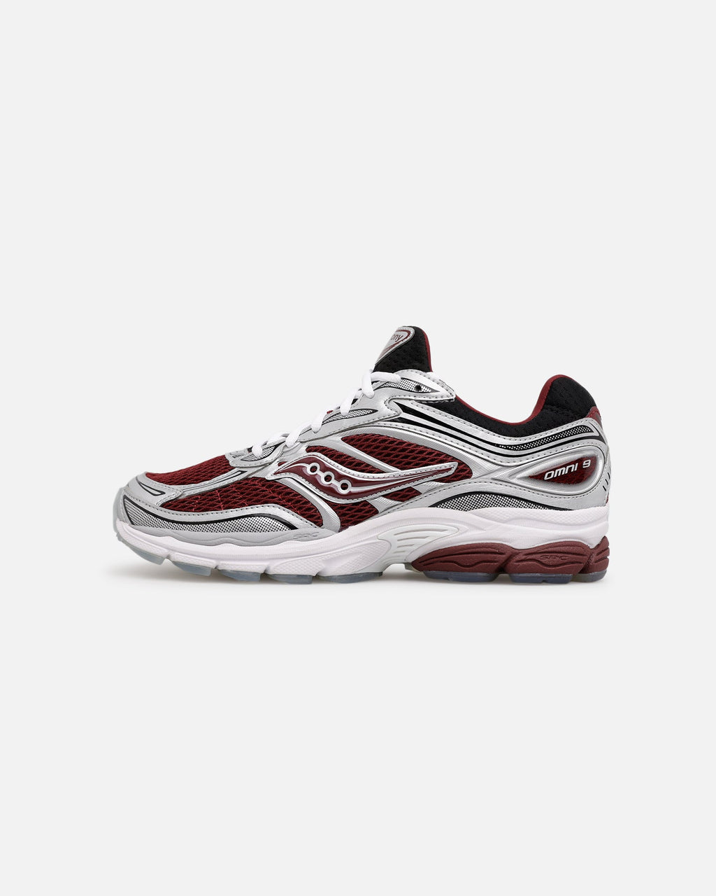 Saucony ProGrid Omni 9 Maroon/Black - Sneakers