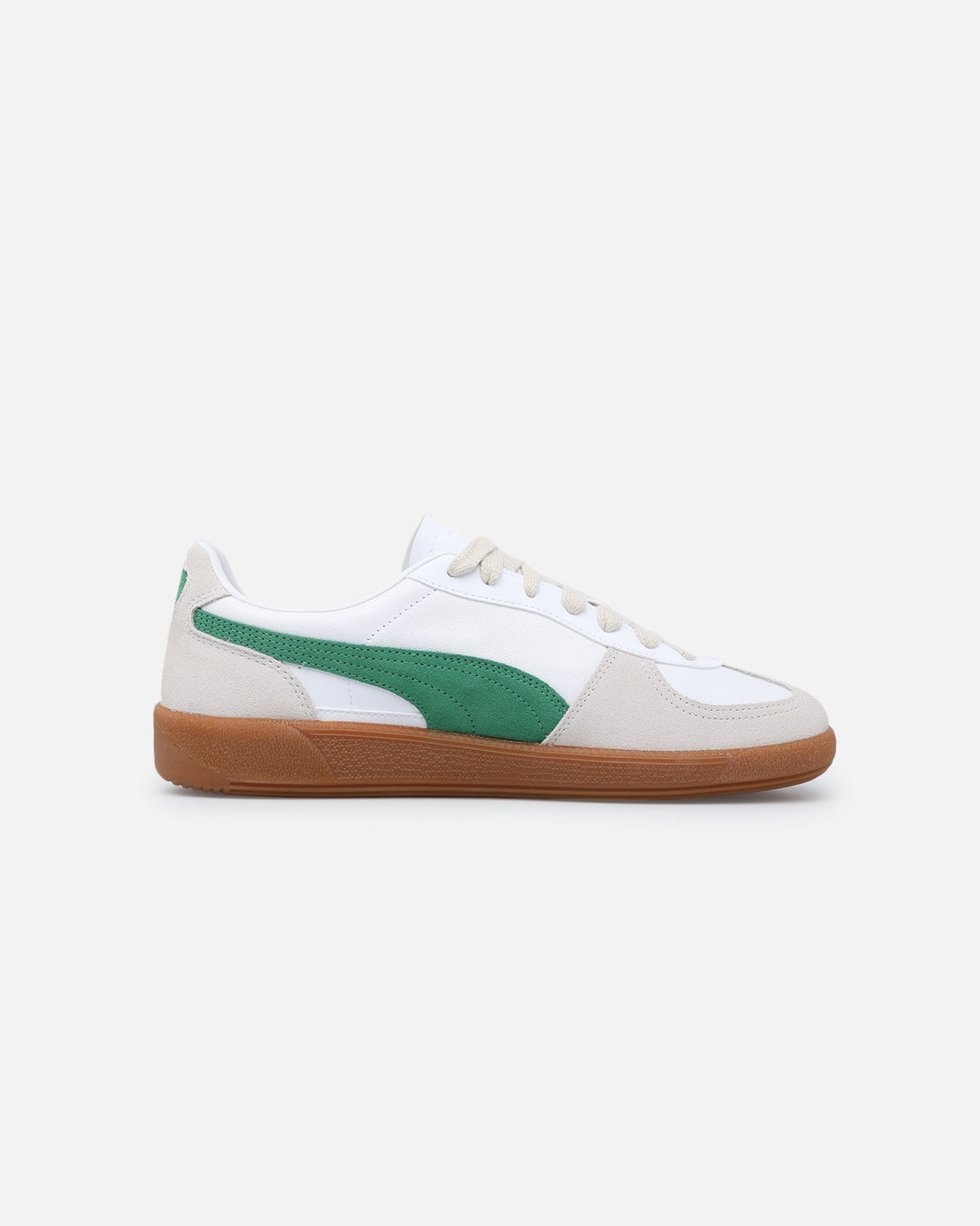 Puma Palermo Leather White/Green - Sneakers