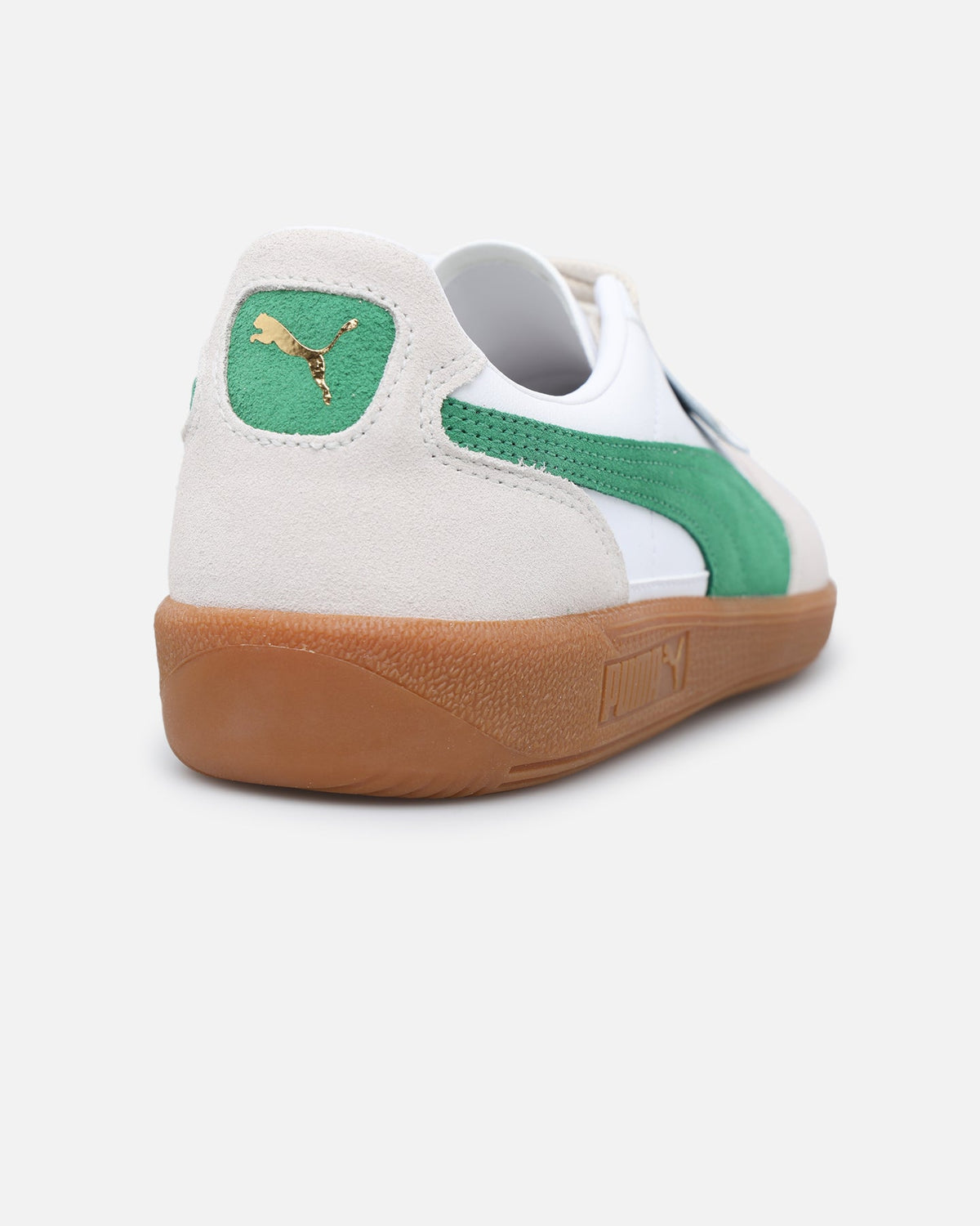 Puma Palermo Leather White/Green - Sneakers