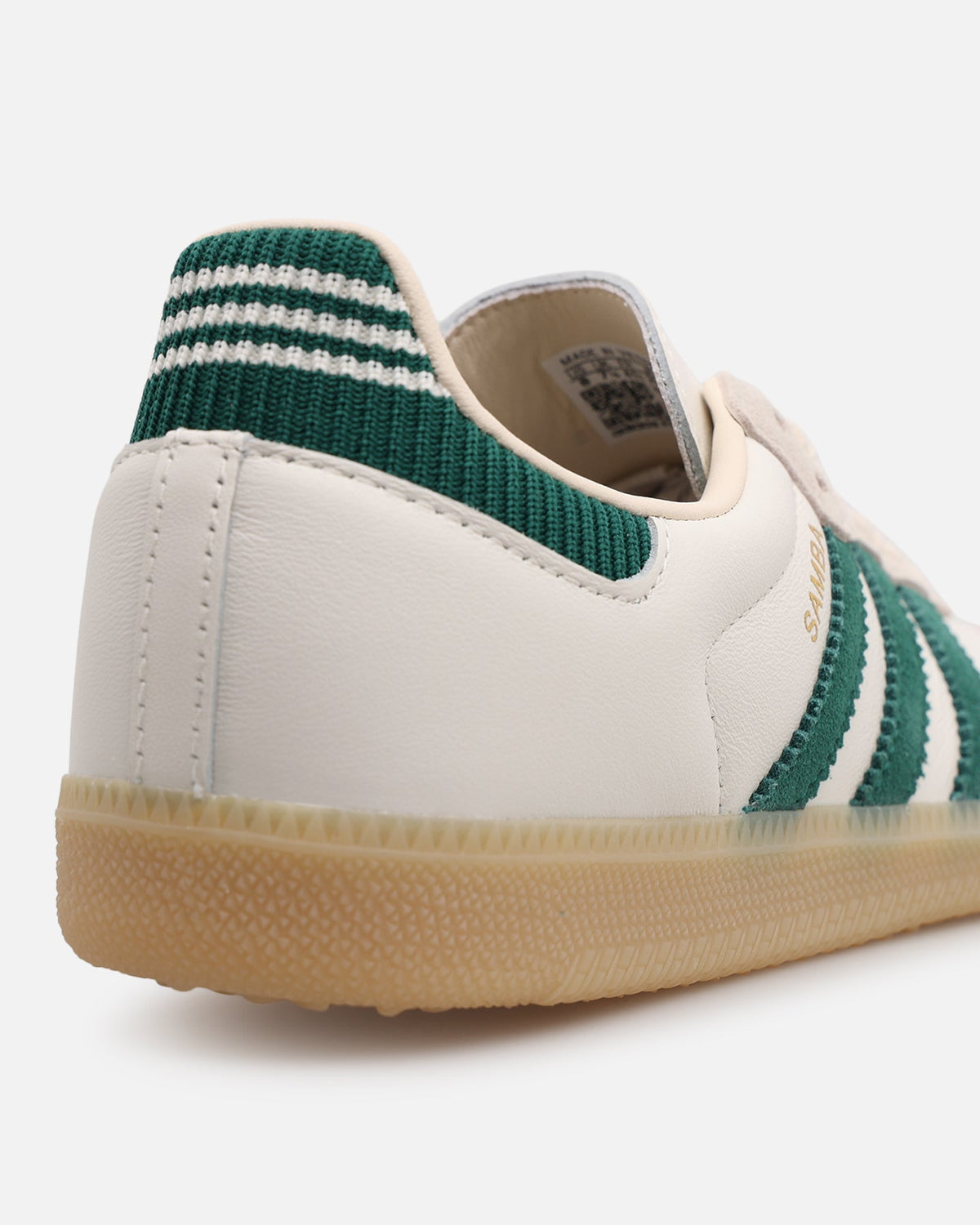 Adidas Samba OG White/Green - Sneakers