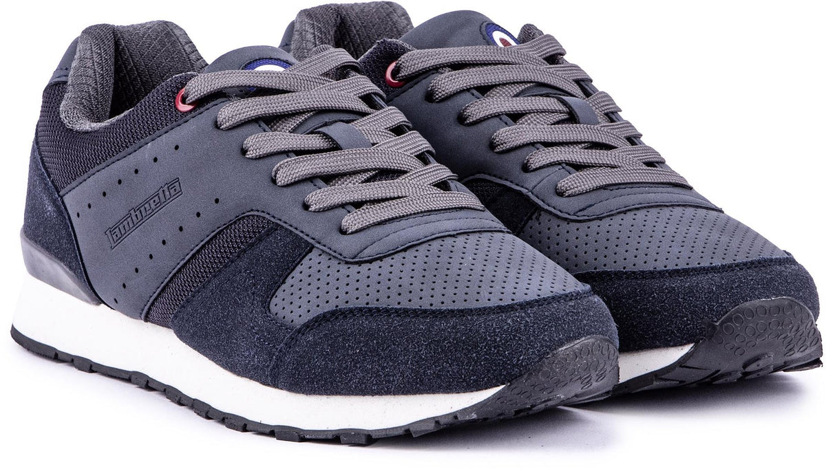 Lambretta Echo 2 Mens Trainers - Navy