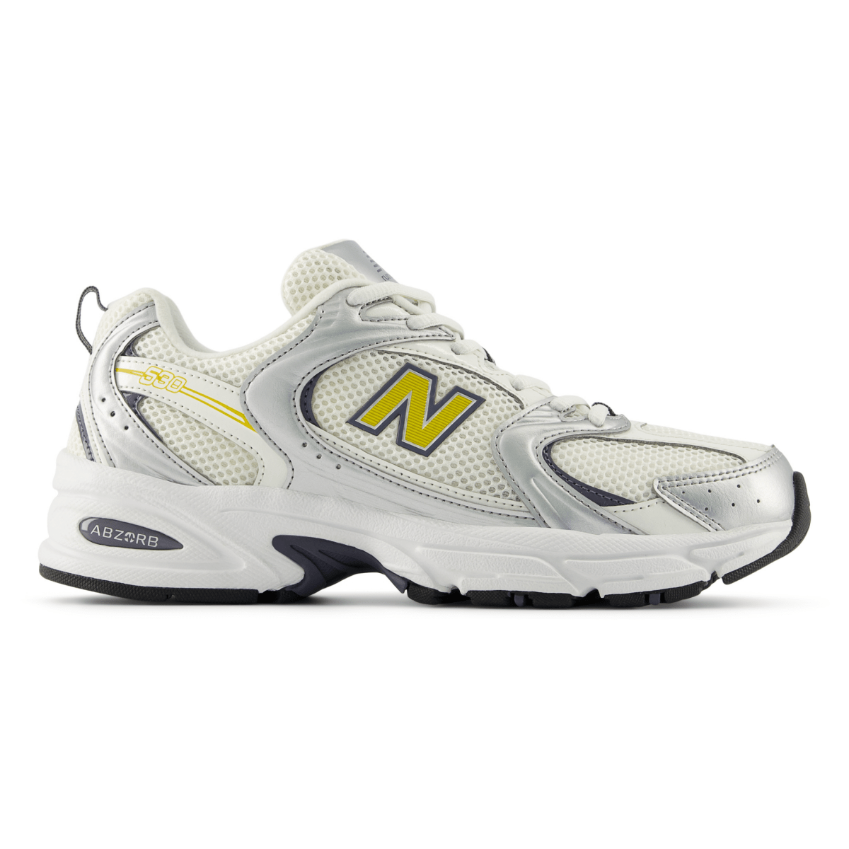 New Balance Men's U530153 Metallic Silver/Sea Salt/Apollo Gold - Sneakers