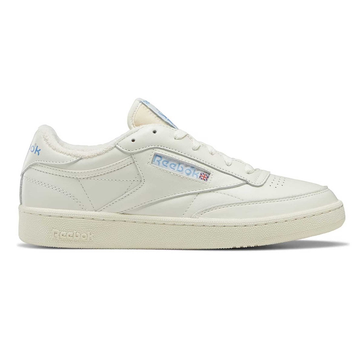Reebok Men's Club C 85 Chalk/Alabaster/Blue - Sneakers