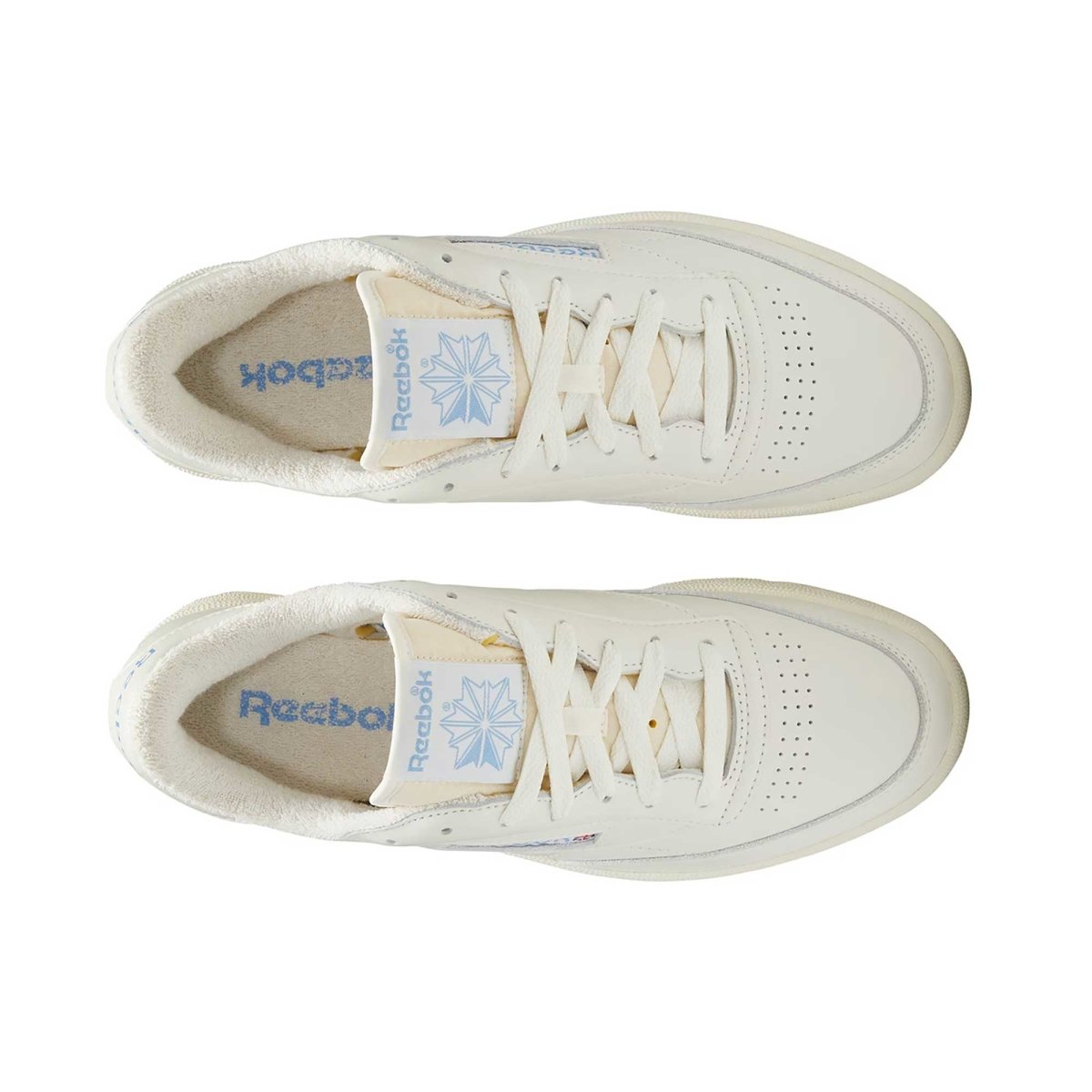 Reebok Men's Club C 85 Chalk/Alabaster/Blue - Sneakers