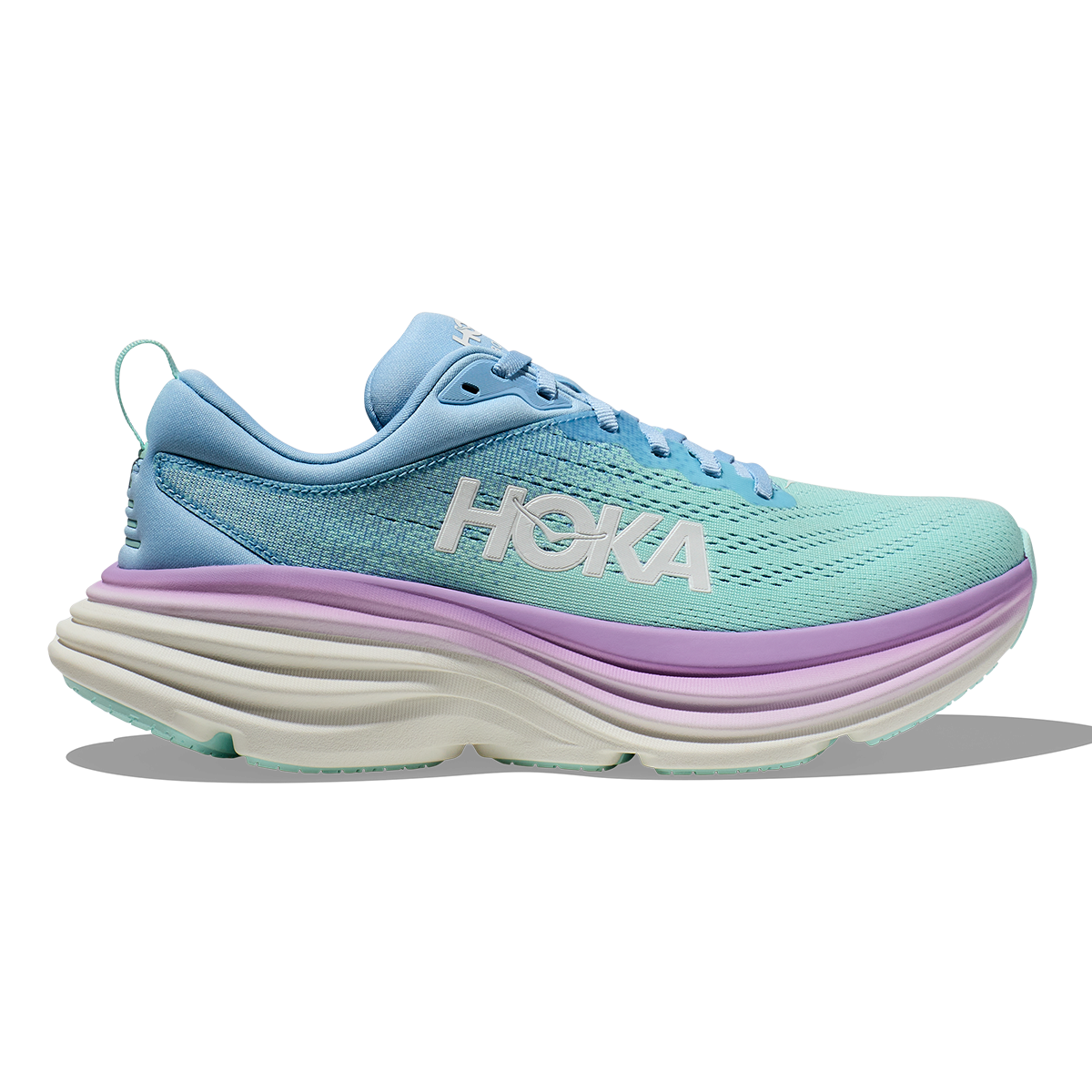 Hoka Bondi 8 - Airy Blue - Sunlit Ocean - Running Shoes