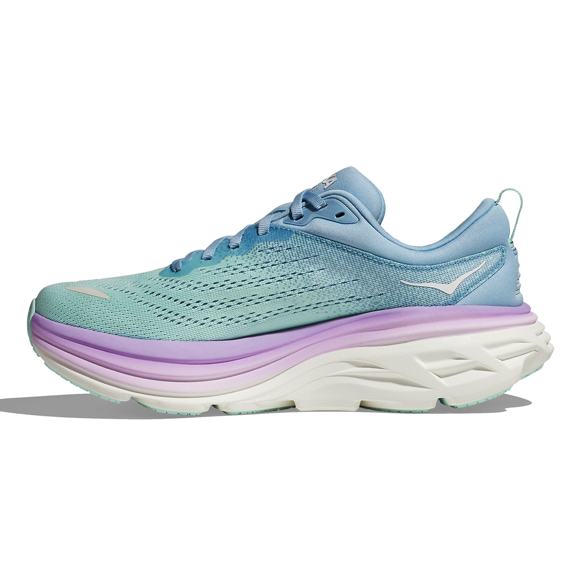 Hoka Bondi 8 - Airy Blue - Sunlit Ocean - Running Shoes