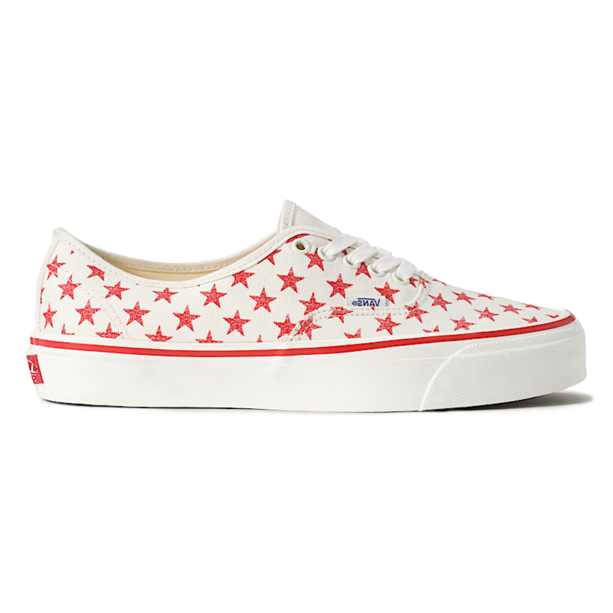 Vans Men's Premium Authentic Stars Racing Red/Marshmallow White - Sneakers